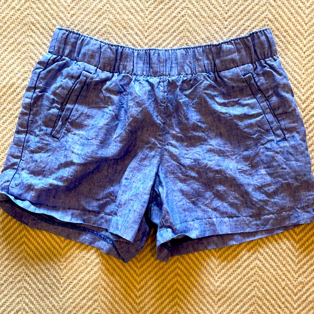 Linen Lillly Pulitzer blue shorts